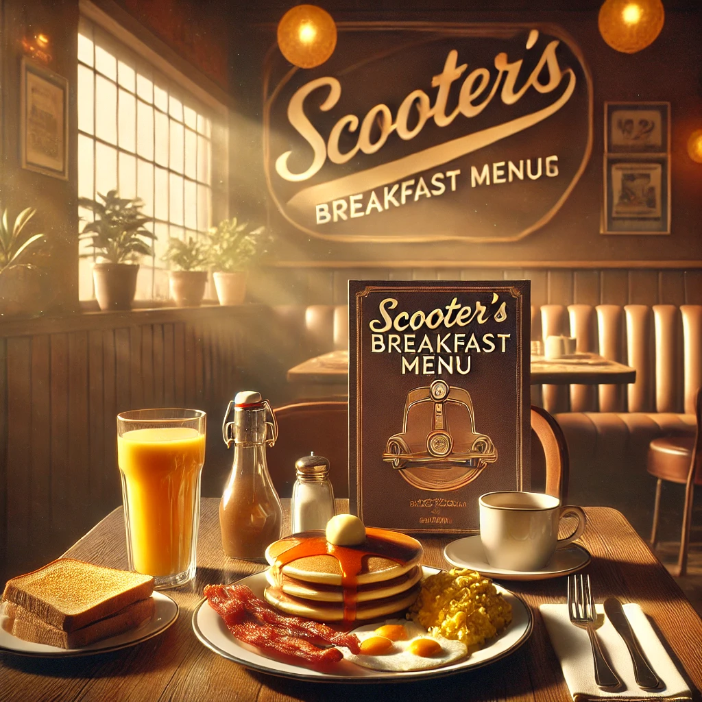 Scooters Breakfast Menu Scooters Breakfast Menu