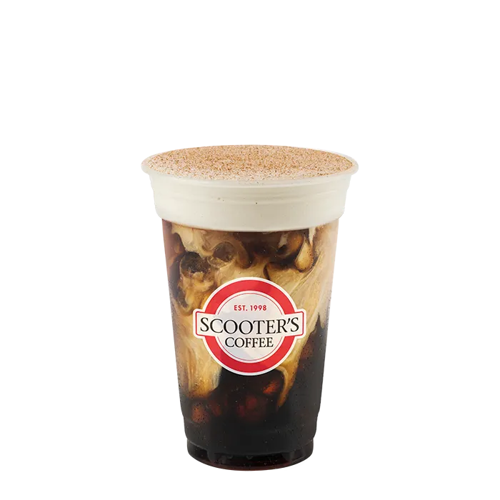 Scooters Iced Drinks cinnamon creme cold brew