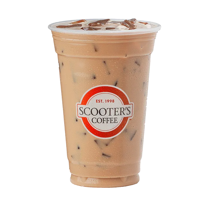 Scooters Iced Drinks iced flavored latte