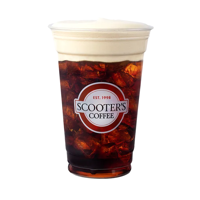Scooters Iced Drinks sweet cold foam